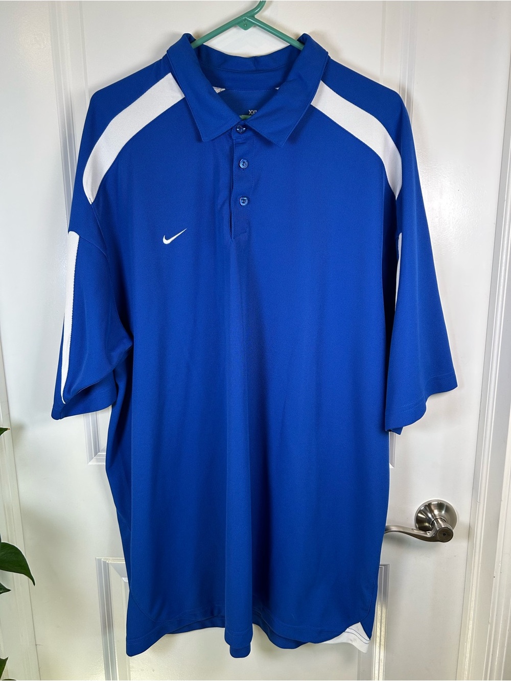 Nike Dri-FIT Royal Blue Team/Golf Performance Polo Shirt Size XXL